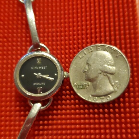 Nine West 925 Sterling Silver‎ Ladies Watch Bracelet Band - Picture 8 of 8